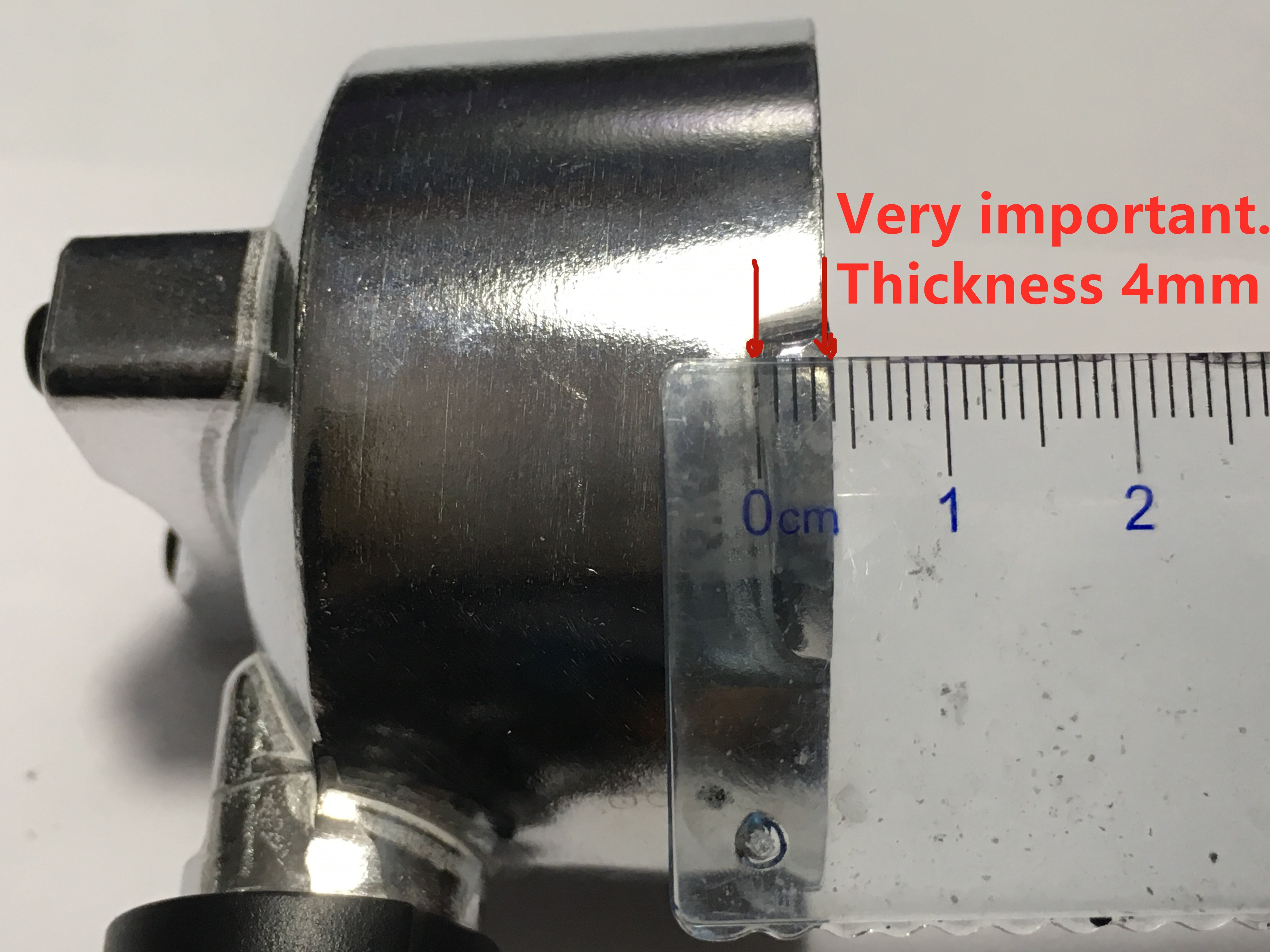 Diameter  of 60 mm 15-20 bar espressomaskine dele langt håndtag filterholder til espressomarkør
