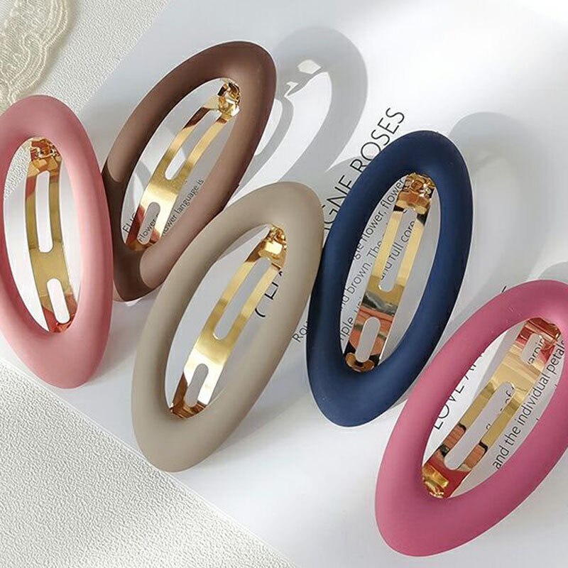 Horquillas de primavera para mujer, Clip trasero para la cabeza, Clip lateral para Coleta, pasador, tocado, accesorios para el cabello