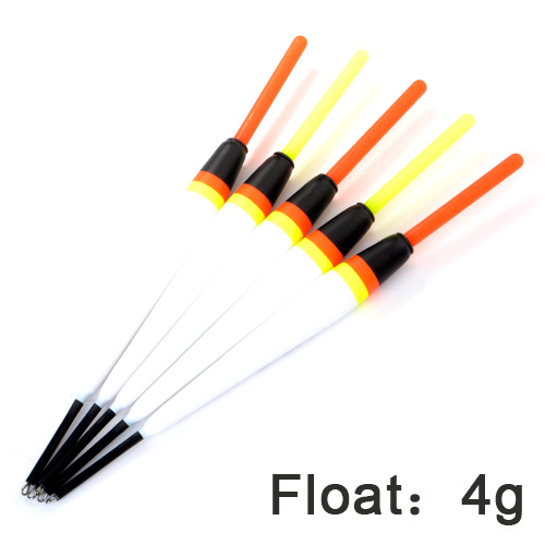Boya flotante para pesca de carpa, 5 unidades, 2g, 3g, 4g, 5g, Fir Bobber, 15,5-17cm, palo ligero: 4g-2