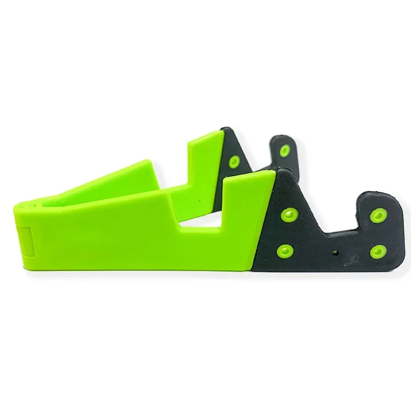 Foldable V-shaped Phone Stand: Portable Tablet & Phone Holder For Desktop Mobile Phone Tablet Stand Desktop Universals Stand: green