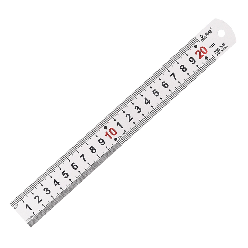 Stainless Steel Ruler Metal Ruler Straight Ruler with Metric &amp; Imperial Precision for Engineering Drawings Measuring