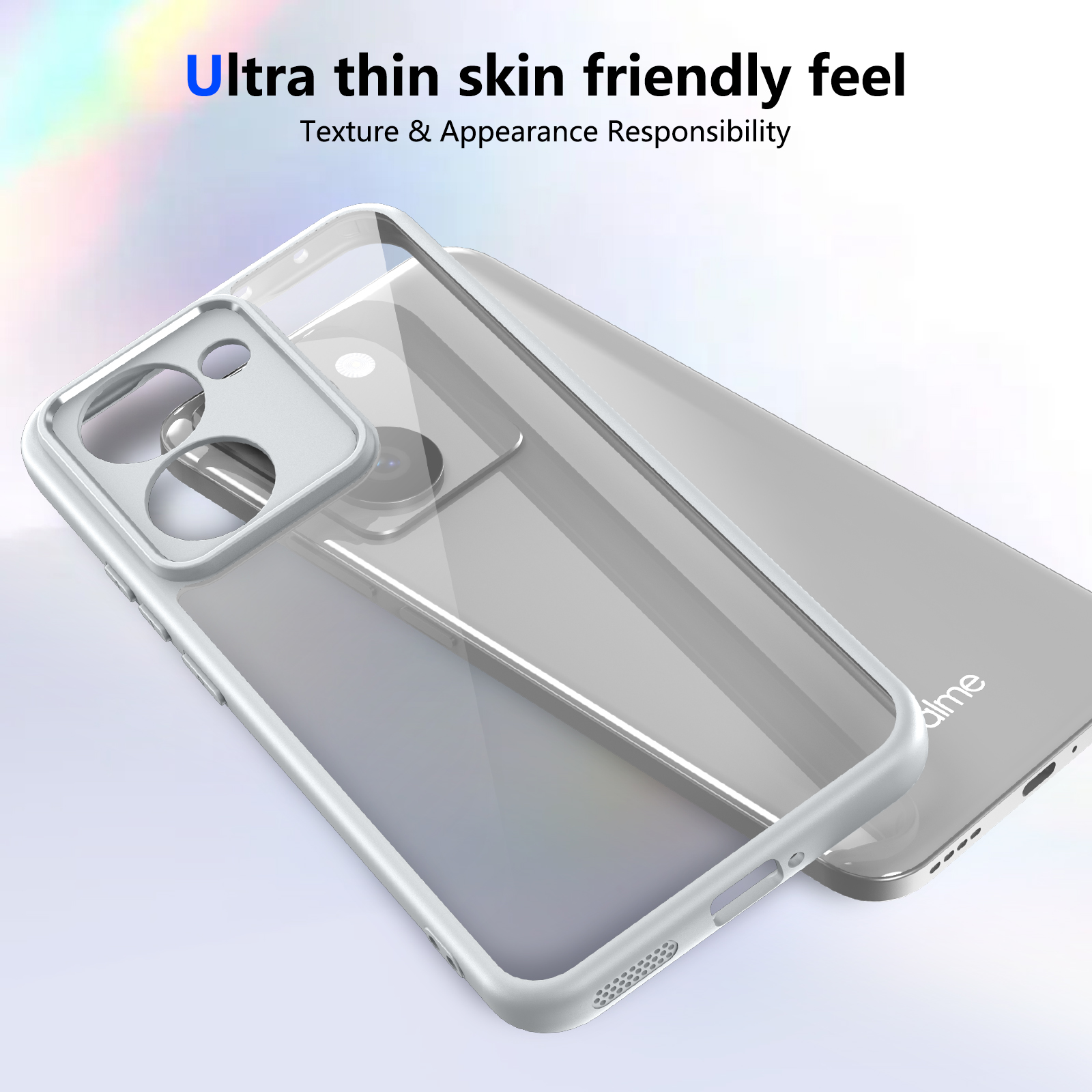 for Realme P3 Ultra case Simple transparent skin-feel cover Suitable for Realme P3 / Neo7x /P3X /Narzo 80x 5G Fudna
