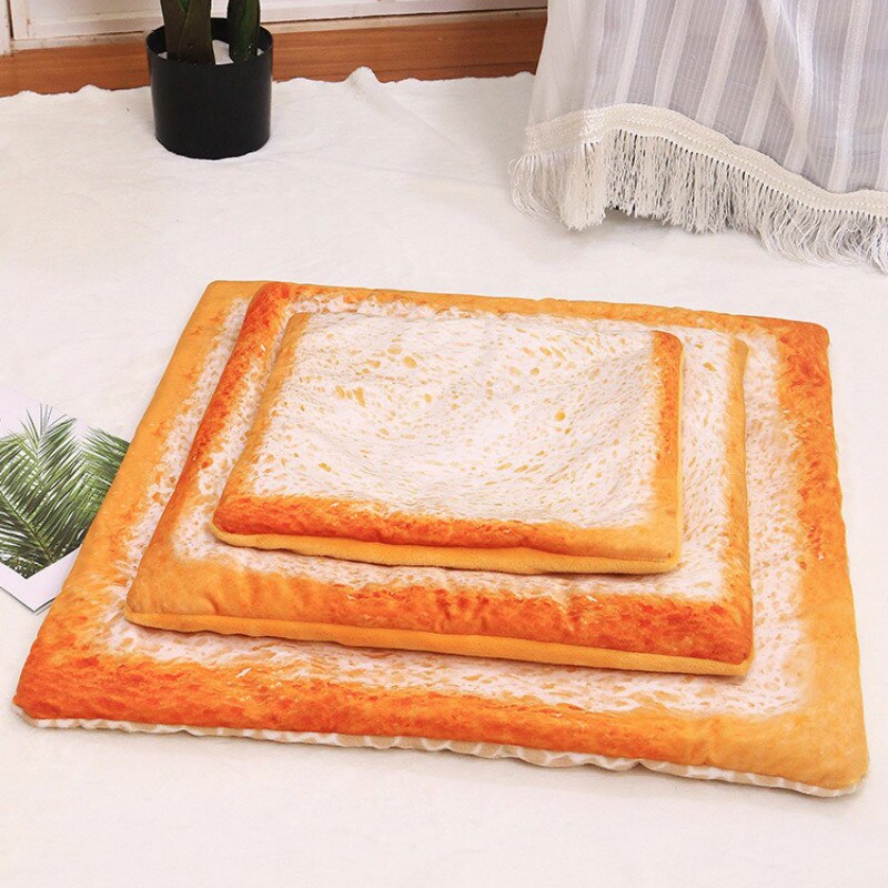 Kreative Pet Kissen Decke Weichen Samt Pizza Ei Lebensmittel Obst Gedruckt Hund Katzen Schlaf Matte Winter Warme Decken Haustiere Produkte