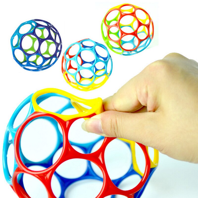 Hand Bell Fun Beet Vangst Gat Kinderen Speelgoed voor Pasgeborenen Grote Rammelaars Ontwikkelen Baby Intelligence Grijpen Tandvlees Golf Bal