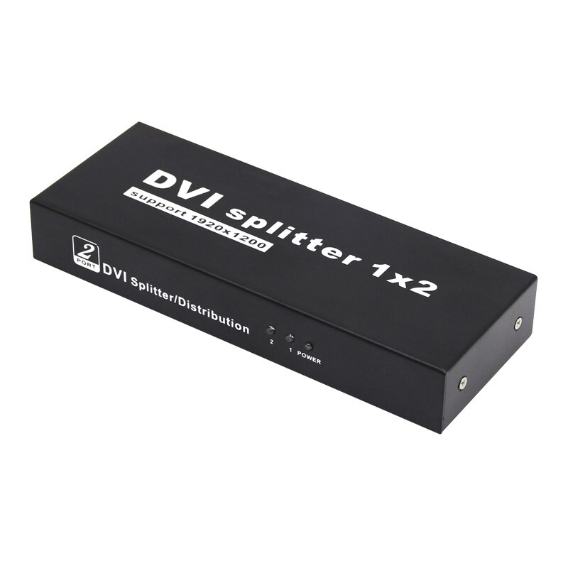 1X2 DVI SPLITTER 1*2 with DVI-D 1 input 2 output Video Splitter HD 1920 x 1200
