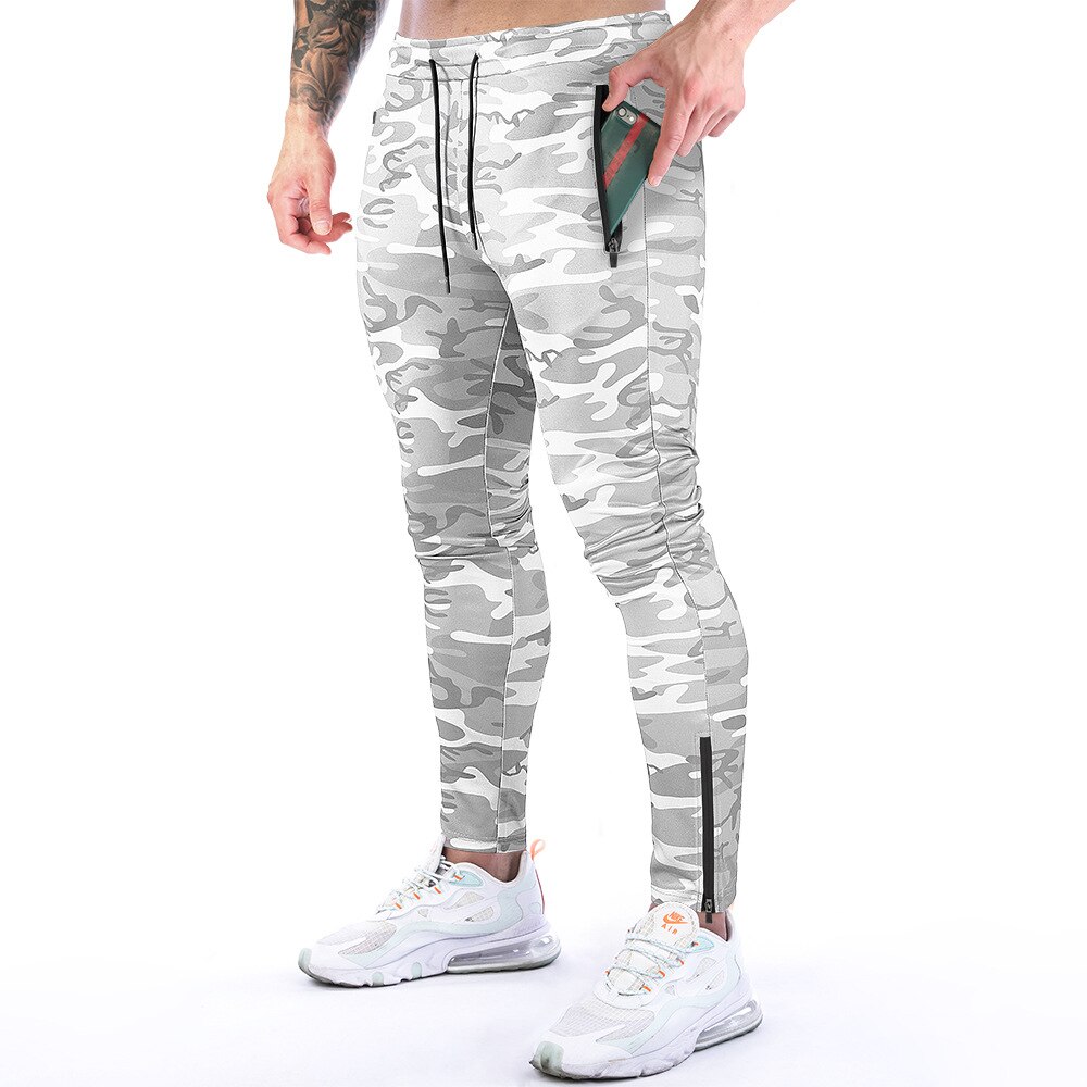 Camo Running Jogging Broek Mannen Joggers Fitness Workout Joggingbroek Slim Fit Sport Broek Mannelijke Gym Training Broek Sportkleding