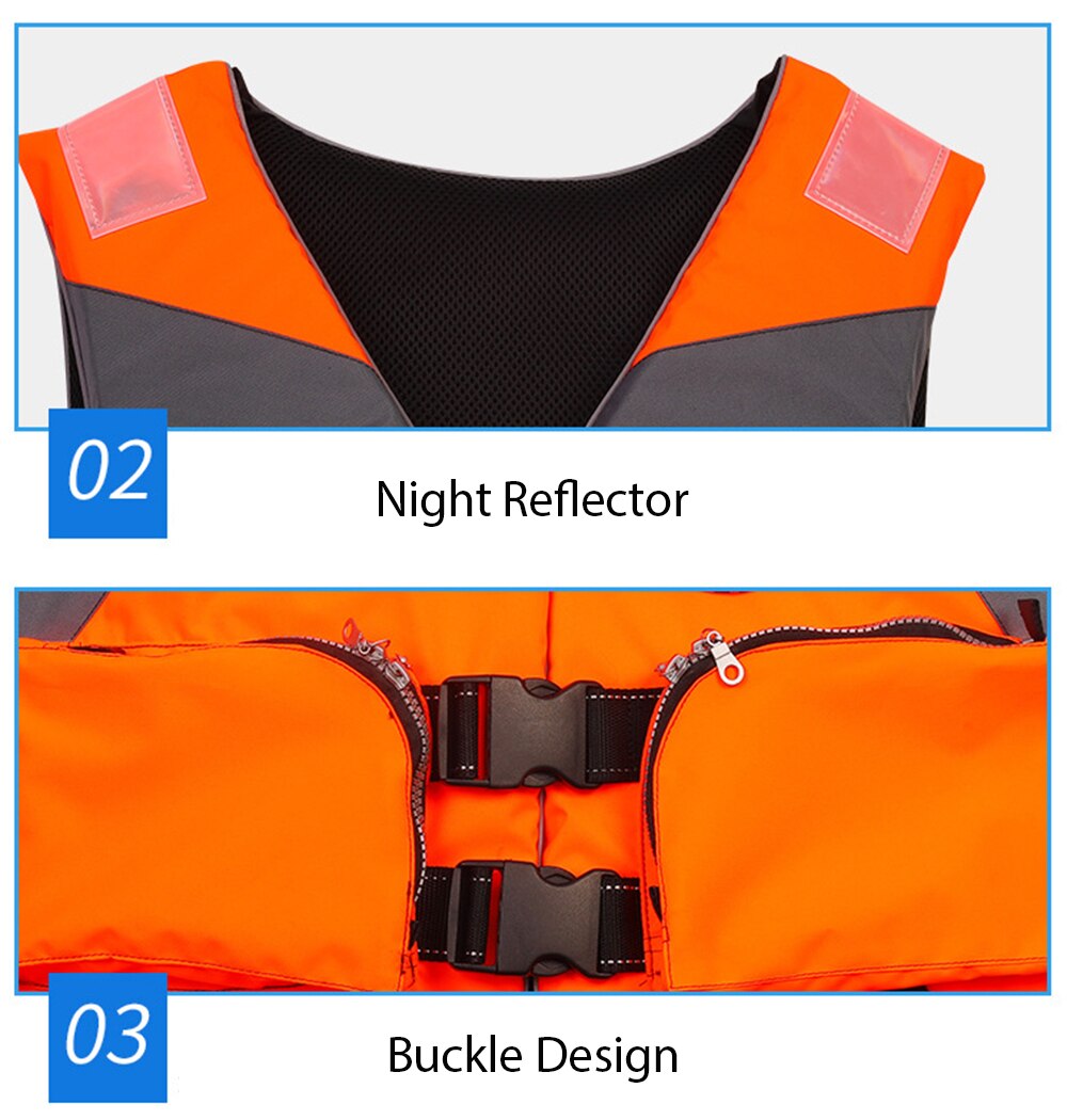 Adult Outdoor Rafting Swimming Life Jacket Universal Multifunctional Life Vest Water Sports Motorboat Fishing Life Jacket 2022
