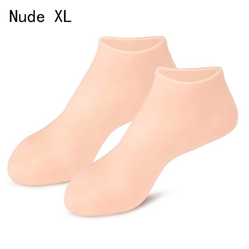 Chaussettes élastiques antidérapantes en Gel de Silicone, Protection des pieds, Protection des pieds, couverture de semelle, talon sec: N12