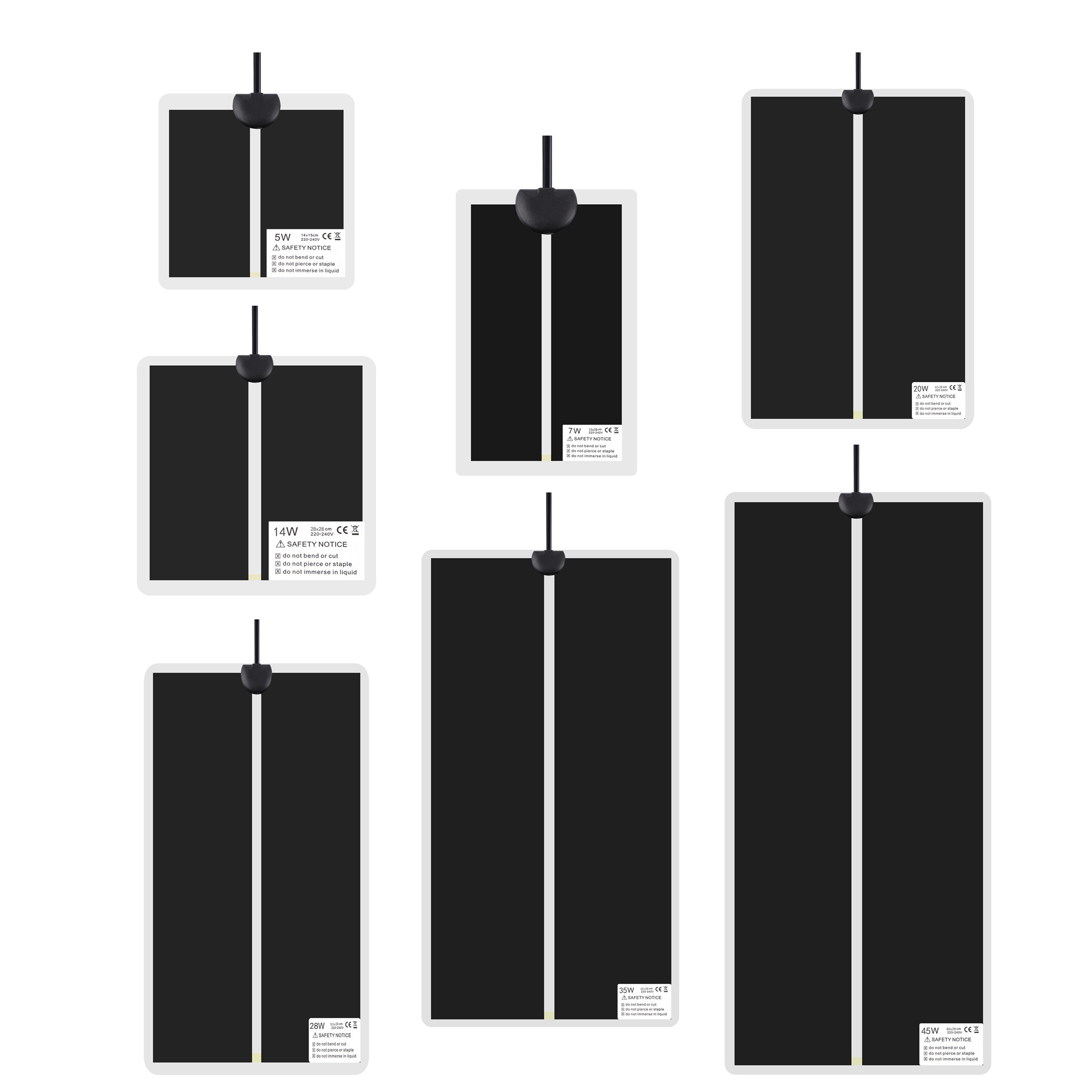 Seedling Heating Mat 5-45w Waterproof Plant Seed Germination Propagation Clone Starter Pad Garden Supplies Reptiles Heat Mat