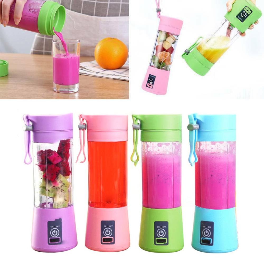 Bærbar usb frukt juicer shaker flaske elektrisk juicer smoothie maker blender mini husholdning juicer