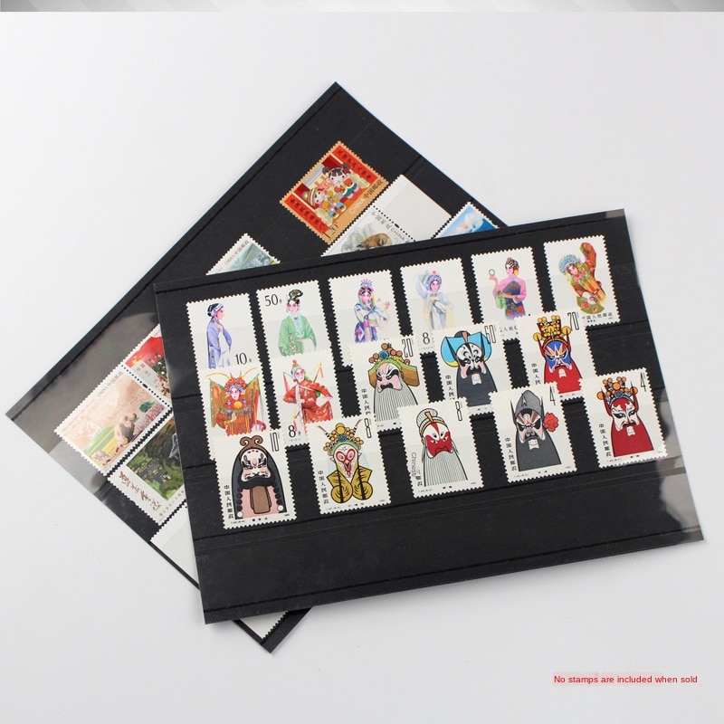 Stamp Collection Protection Card (B5 paper stamp card/Si Xing/stamp holder/stamp card/10 included)