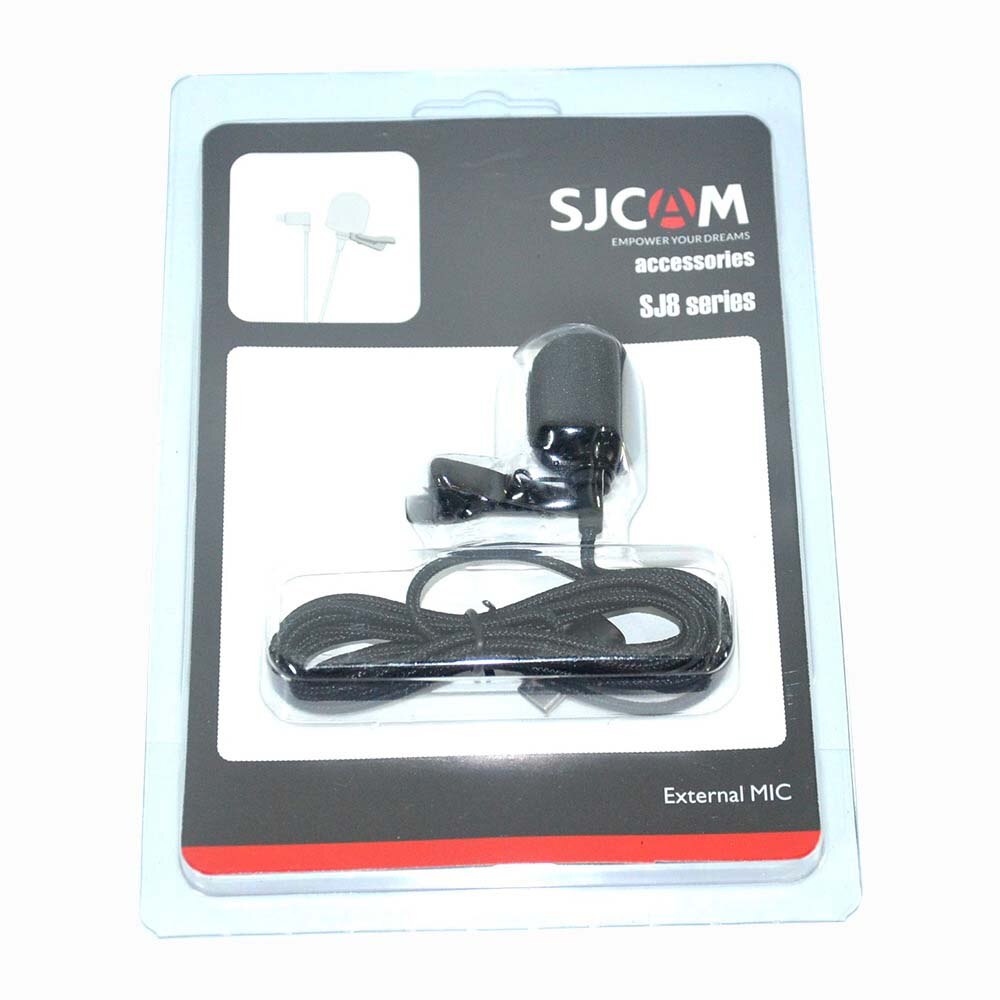 JINSERTA External Microphone MIC for SJCAM SJ8 Air PLUS PRO SJ7 STAR/SJ360/SJ6 Legend Camera SJCAM Camera Accessories