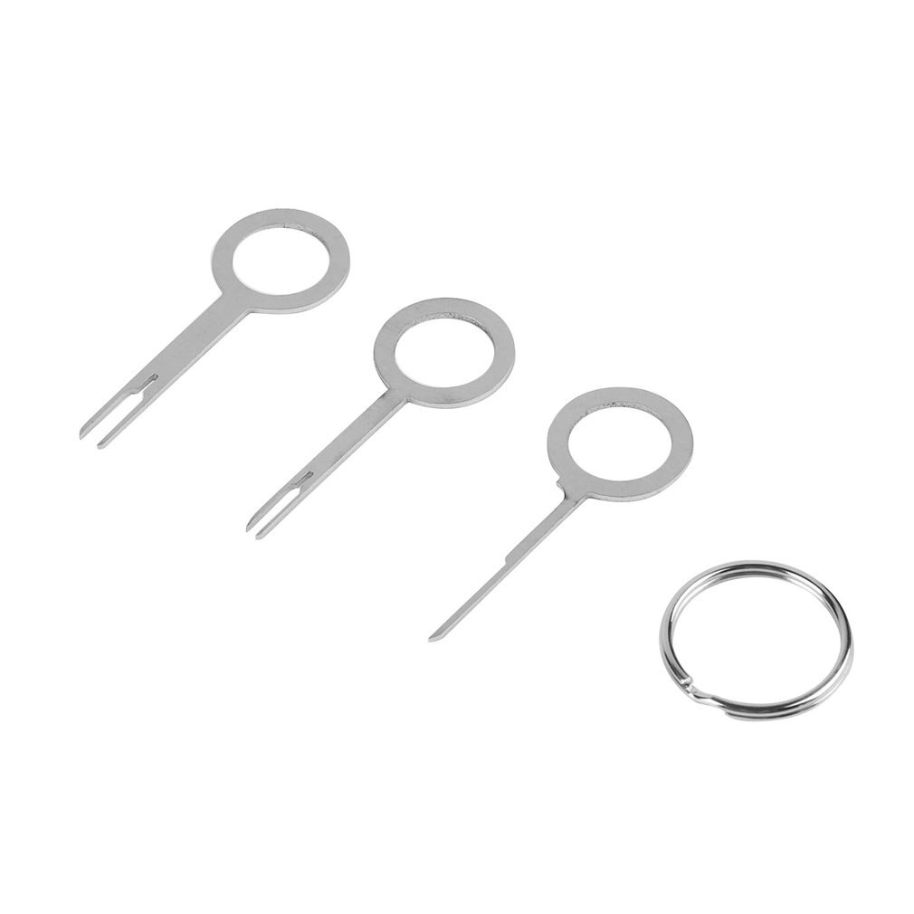 Car Terminal Removal Tool Kit Harness Wiring Crimp Connector Extractor Puller Release Pin Repair Tools: without rubber cover