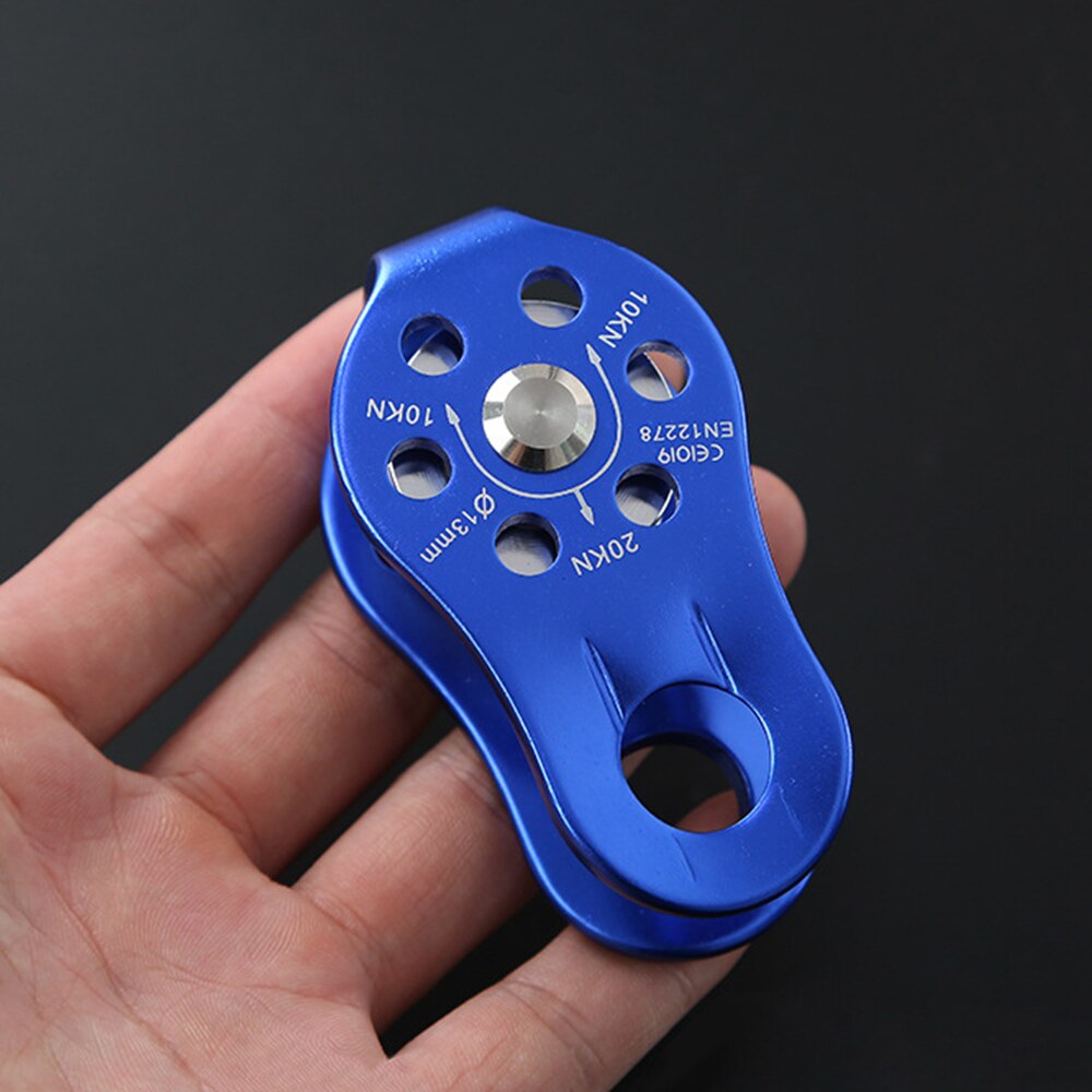 Fixed Pulley Cable Trolley Pulley with Ball Bearing Rock Climbing Caving Aloft Work Rescue