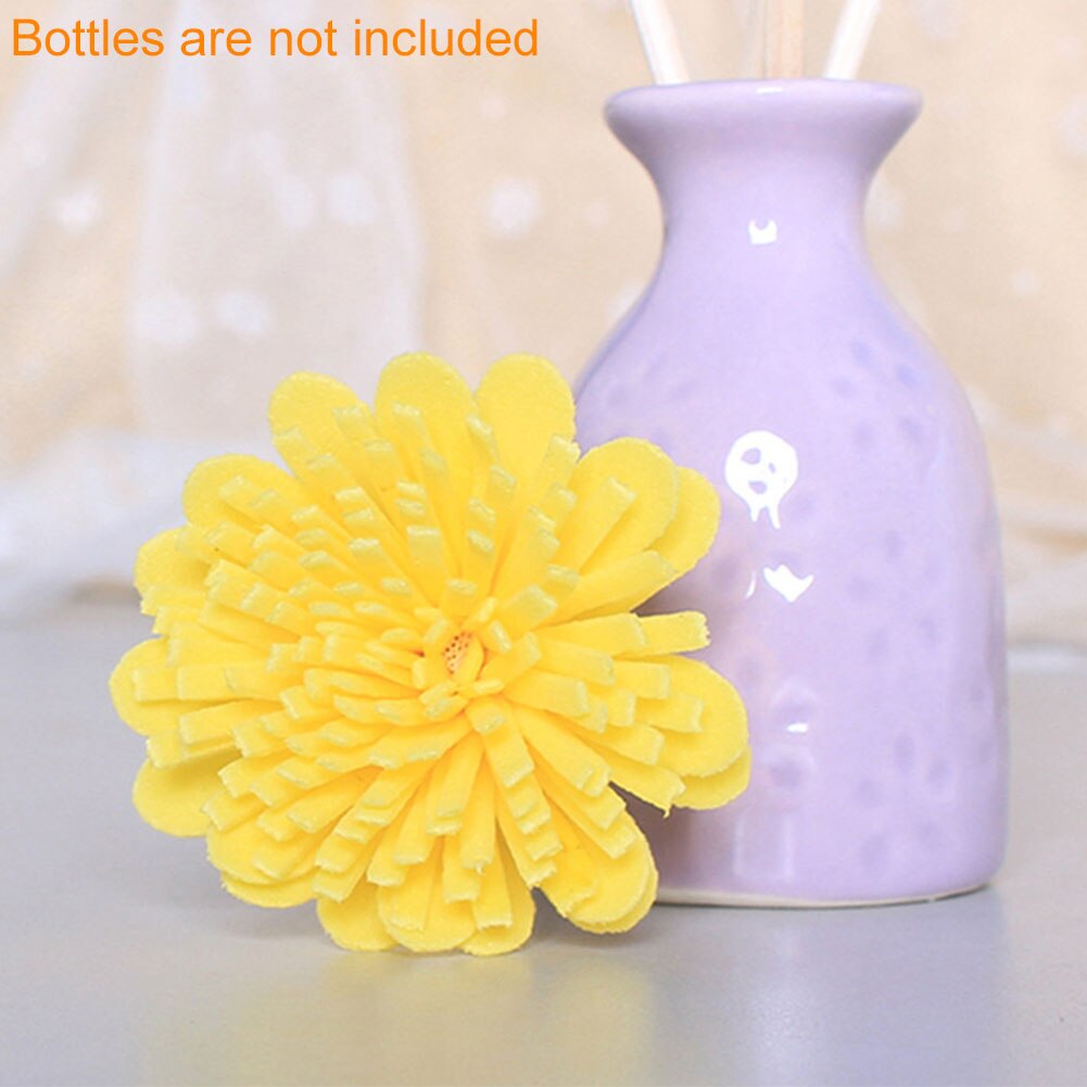 4 stk tre bryllup parfyme rotting kunstig blomst luftfrisker aroma borddekor siv diffuser stav erstatning refill
