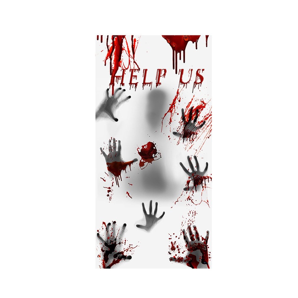 Halloween Tapestry Pumpkins HELP ME Print Wall Hanging Tapestry Art Home Decoration Wall Party Tapestry: Default Title