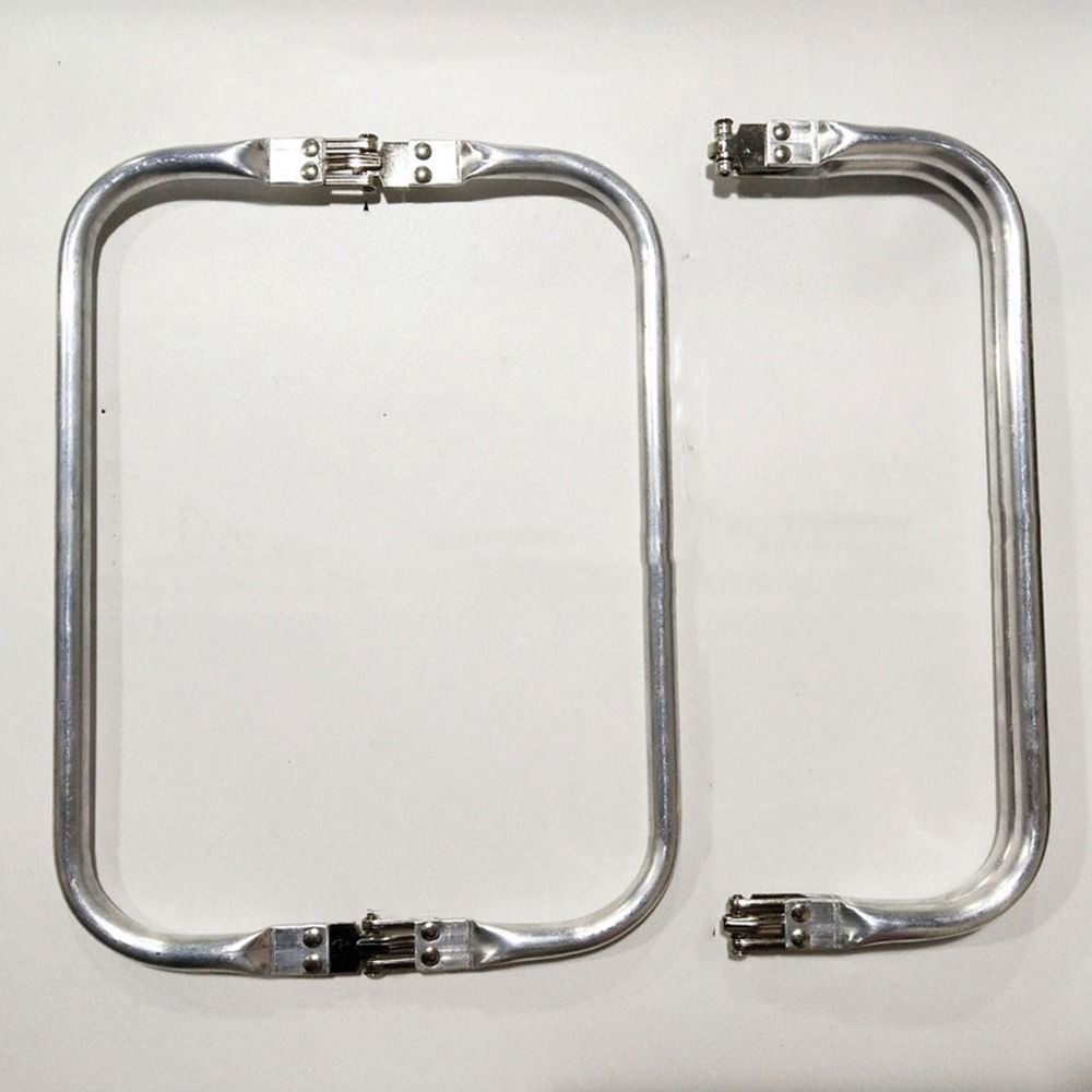 Vintage naaigerei handtas accessoires zilver DIY tas onderdelen tas sluiting clutch metalen portemonnee frame portemonnee sluiting kus sluiting: brons