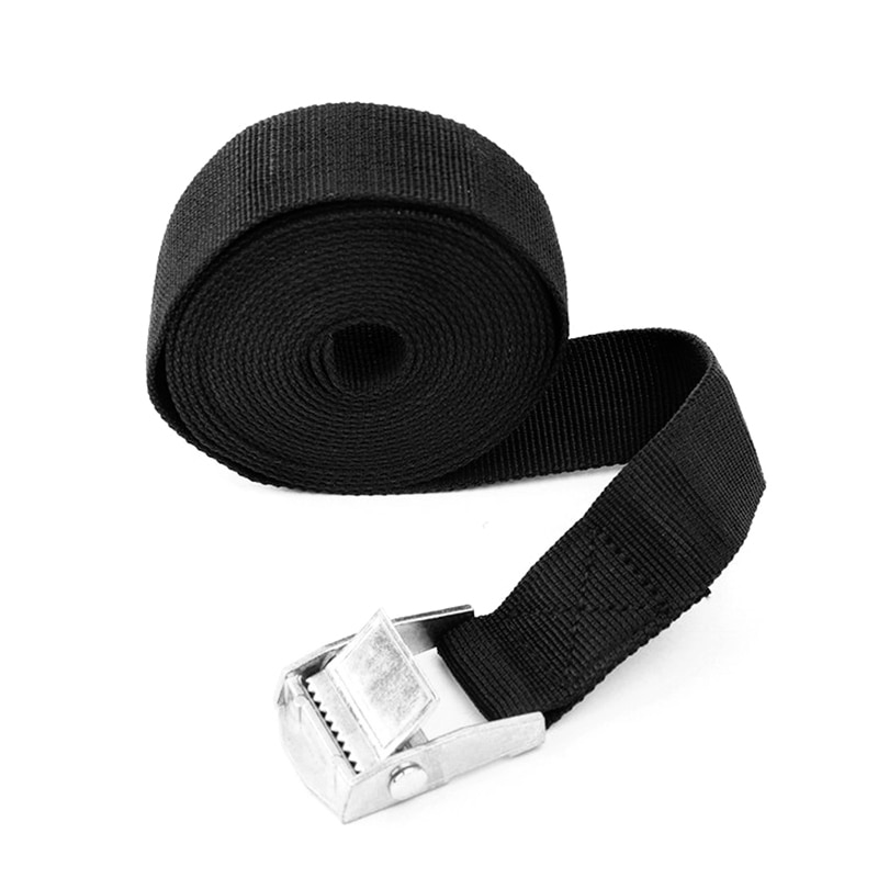 3M * 25Mm Auto Spanning Touw Tie Down Strap Sterke Ratchet Riem Bagage Tas Lading Sjorren Met Metalen gesp Sleepkabel