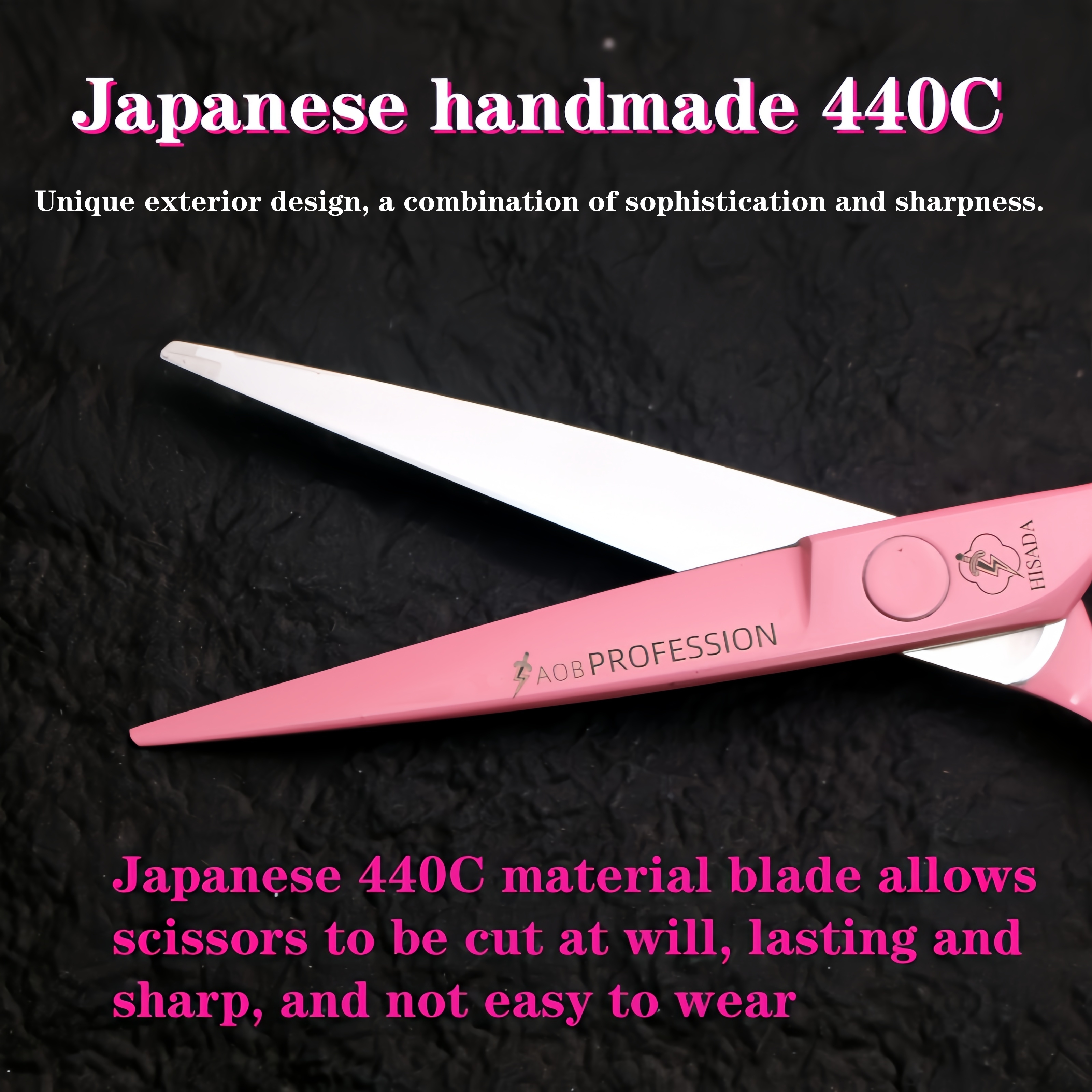 Hisada kappersschaar 5.5/6.0/6.5 inch roze kappersschaar haarknipmachine kappersaccessoires