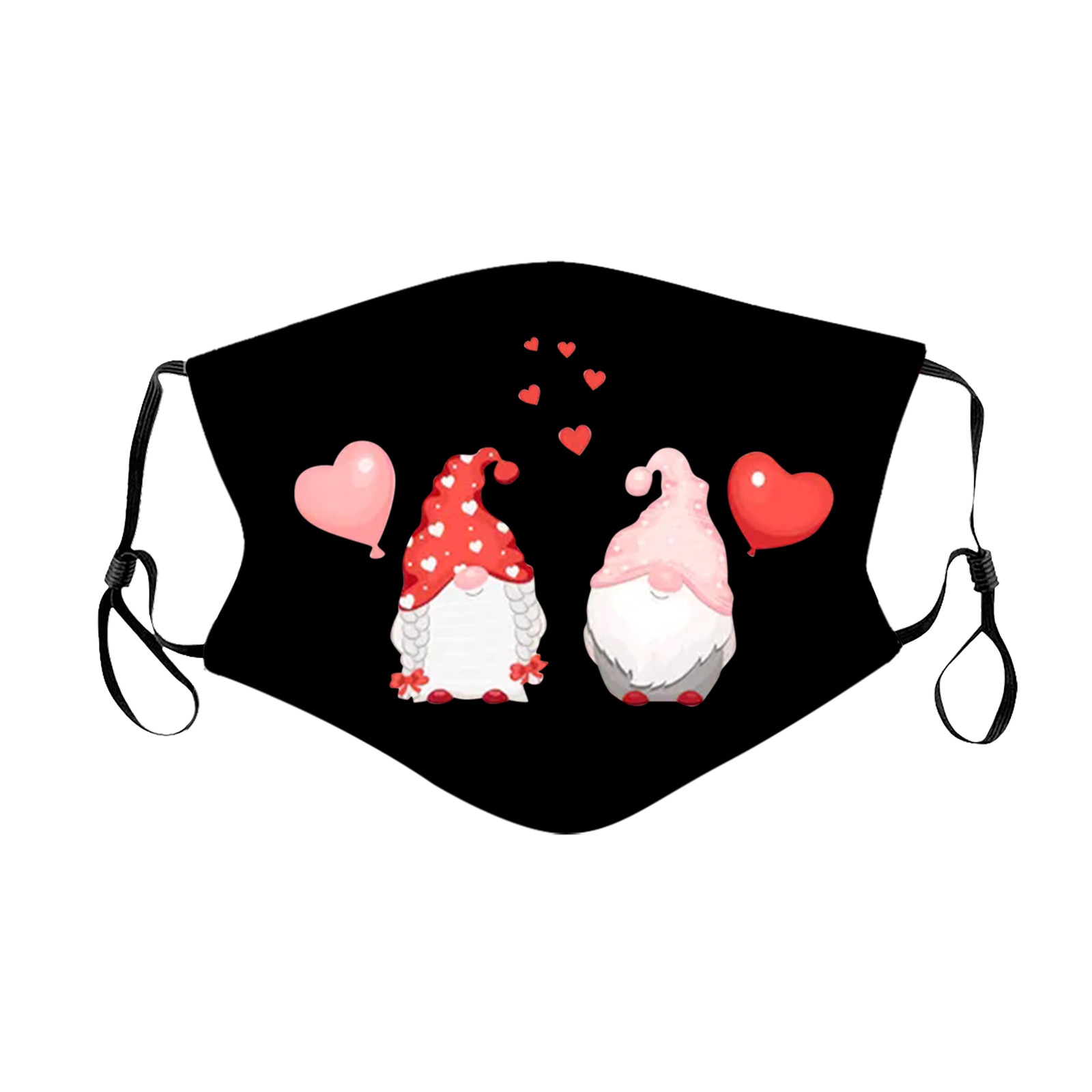 Valentinstag Paar ski Fasemask Gedruckt Bandana Waschbar Wiederverwendbare Stoff Lavables Masque Bandana: H