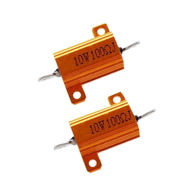 ETOPARS 2 Stuks 100W 8 Ohm 5% Aluminium Behuizing Draadweerstand LED Belastingsweerstand Schroefkraan Weerstand Lastweerstanden Behuizingsmontage Vermogensweerstand ETOPARS 2 Stuks 100W 8 Ohm 5% Aluminium Behuizing Draadweerstand LED Belastingsweerstand Schroefkraan Weerstand Lastweerstanden Behuizingsmontage Vermogensweerstand