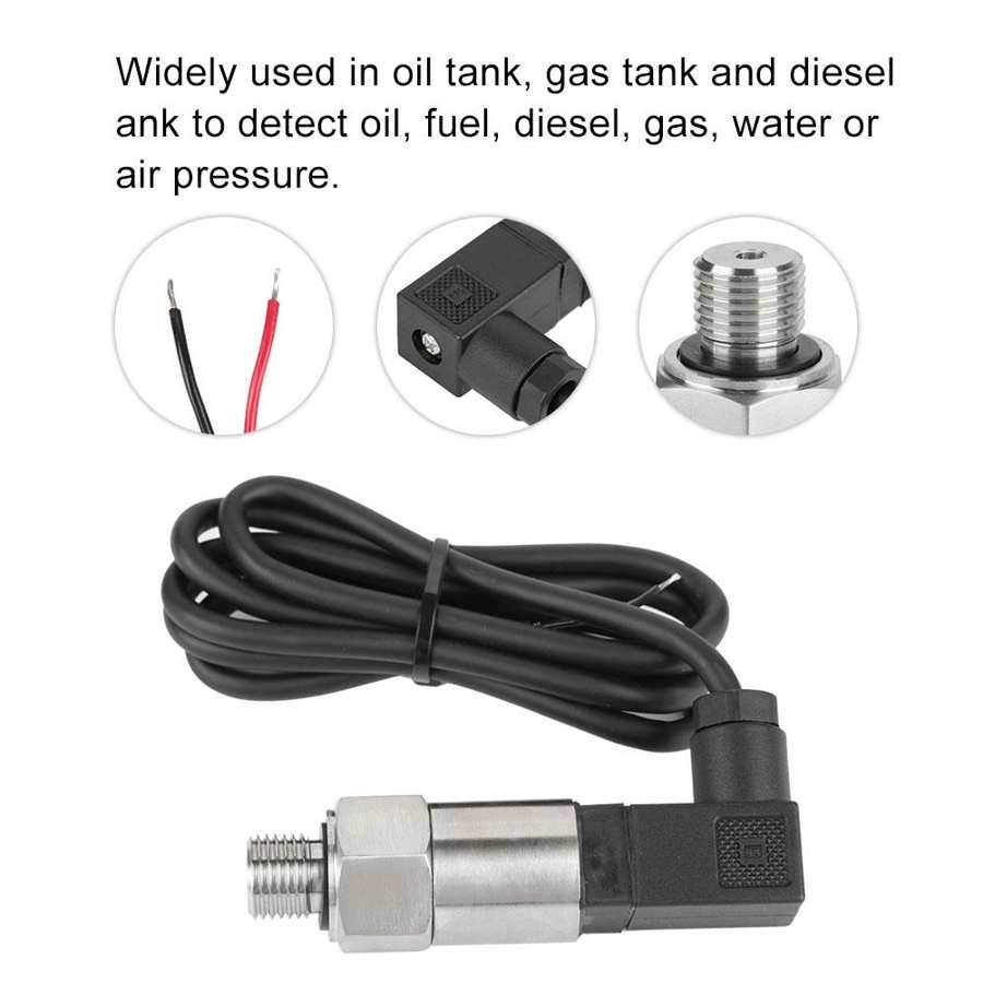 4-20mA Output /4 Silicon Pressure Transmitter Transducer For Water Gas Oil Transducer Stainless Steel