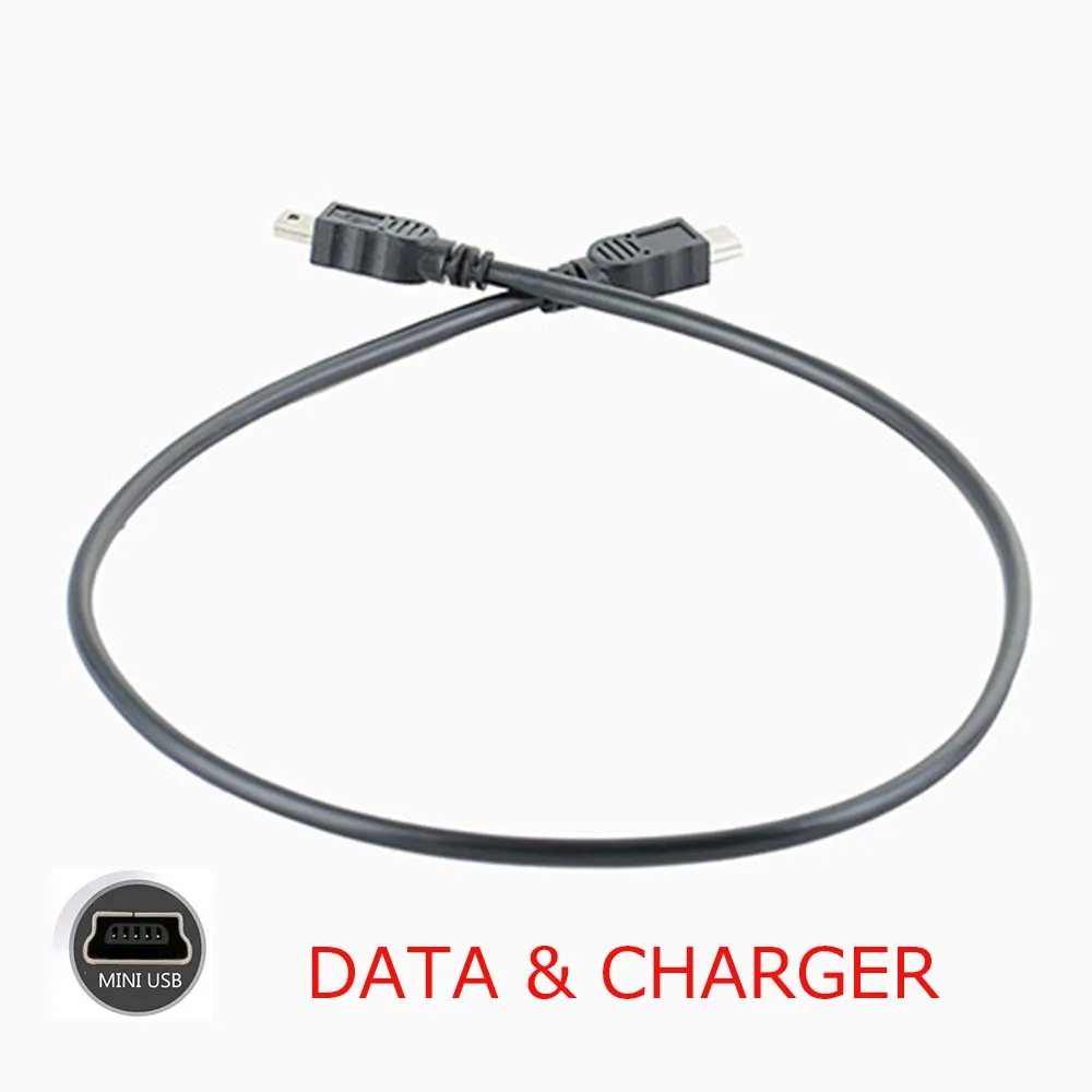 50Cm 5pin Mini Usb Mannelijk Naar Mini B Mannelijk M/M Verlengstuk Data Kabel Snoer Data & Charge