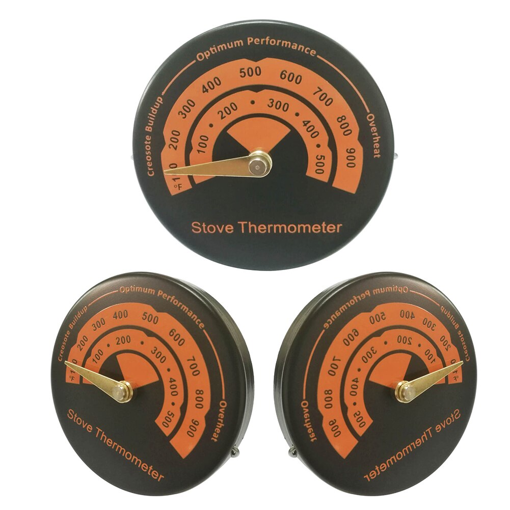 Magnetisk kamin rökgastermometer - temperaturmätare för vedbrännare vedbrännare
