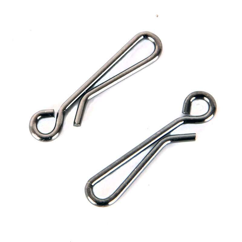 50Pcs/Lot Stainless Steel pin Hanging Snap Tackle Tools connector pin brooch fishing swivels Accessories tackle fishhooks 6025