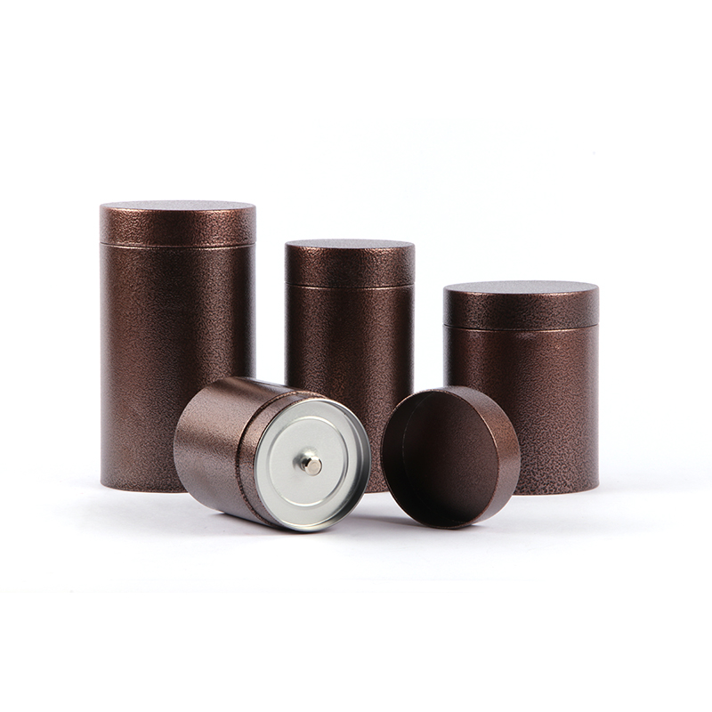 Xin Jia Yi Packaging Metal Box 20cm Height Large Cylinder Coffee Tea Set Storage Case Set Package