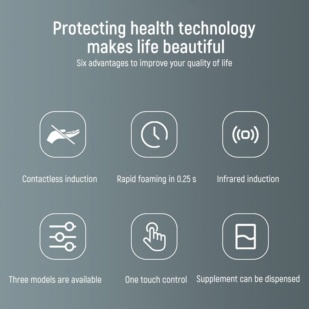 Automatic Liquid Soap Dispenser Infrared Sensor Induction Touchless Hand Washing Dispensers For Bathroom Kitchen