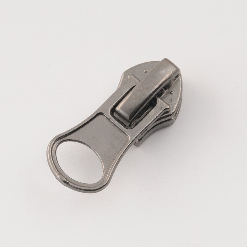 Meetee 10pcs 5# Anti-loading Zipper Sliders for Waterproof Reverse Installation for Invisible Bag Jacket Nylon Coil Zip Puller: A