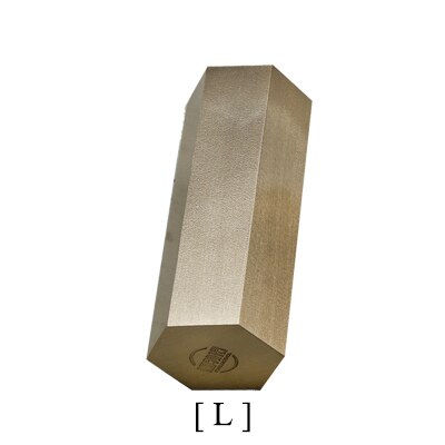 3 storlekar/guldljusstake för bröllopsfest middagsljusställ mässing heminredningsställ julbordsljusstake i metall pelare: L
