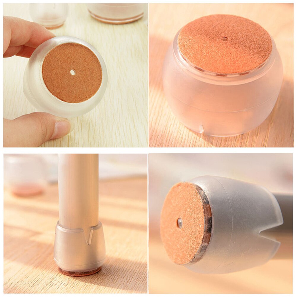 12 stuks meubel stoel tafel poot doppen vloerbeschermer antislip voetjes hoezen meubel poot beschermer vloerbeschermer