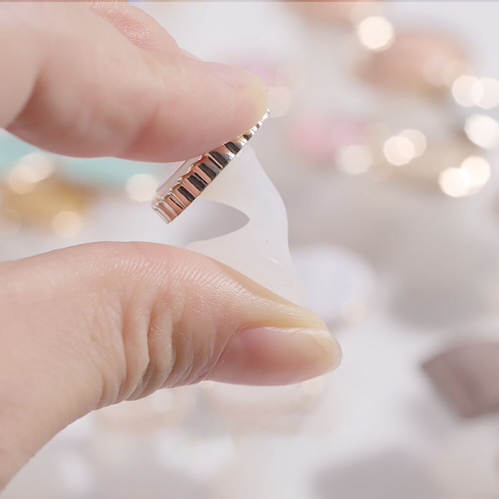 8pcs/set Silicone Toe Separator Soft Manicure Pedicure Tool Pearl Heart Foot Divider Salon Nail Art Tool Japanese Harajuku Style