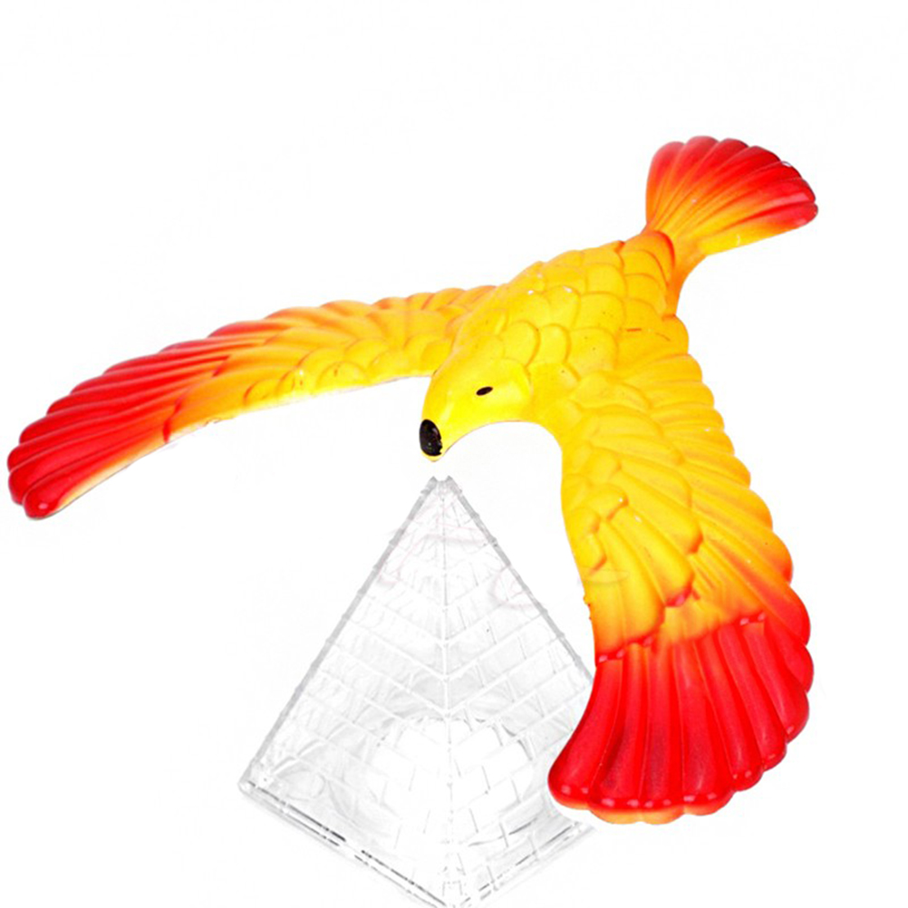 Avec pyramide cadre Balance aigle jouet en plastique Balance oiseau Science bureau jouet amusant enfants jouet: Default Title