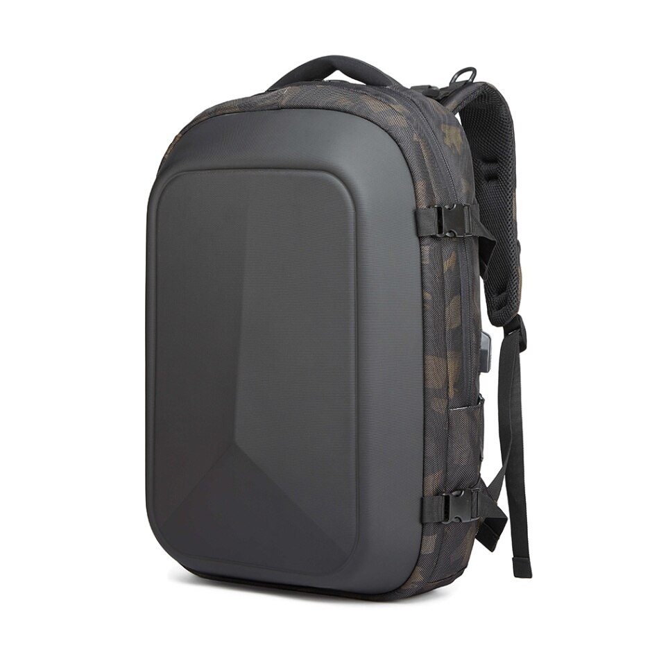 Portable Travel Backpack For Hiking Cycling Outdoor Sports Bags USB Business Laptop Waterproof Anti-Theft Travel Backpack: Camouflage