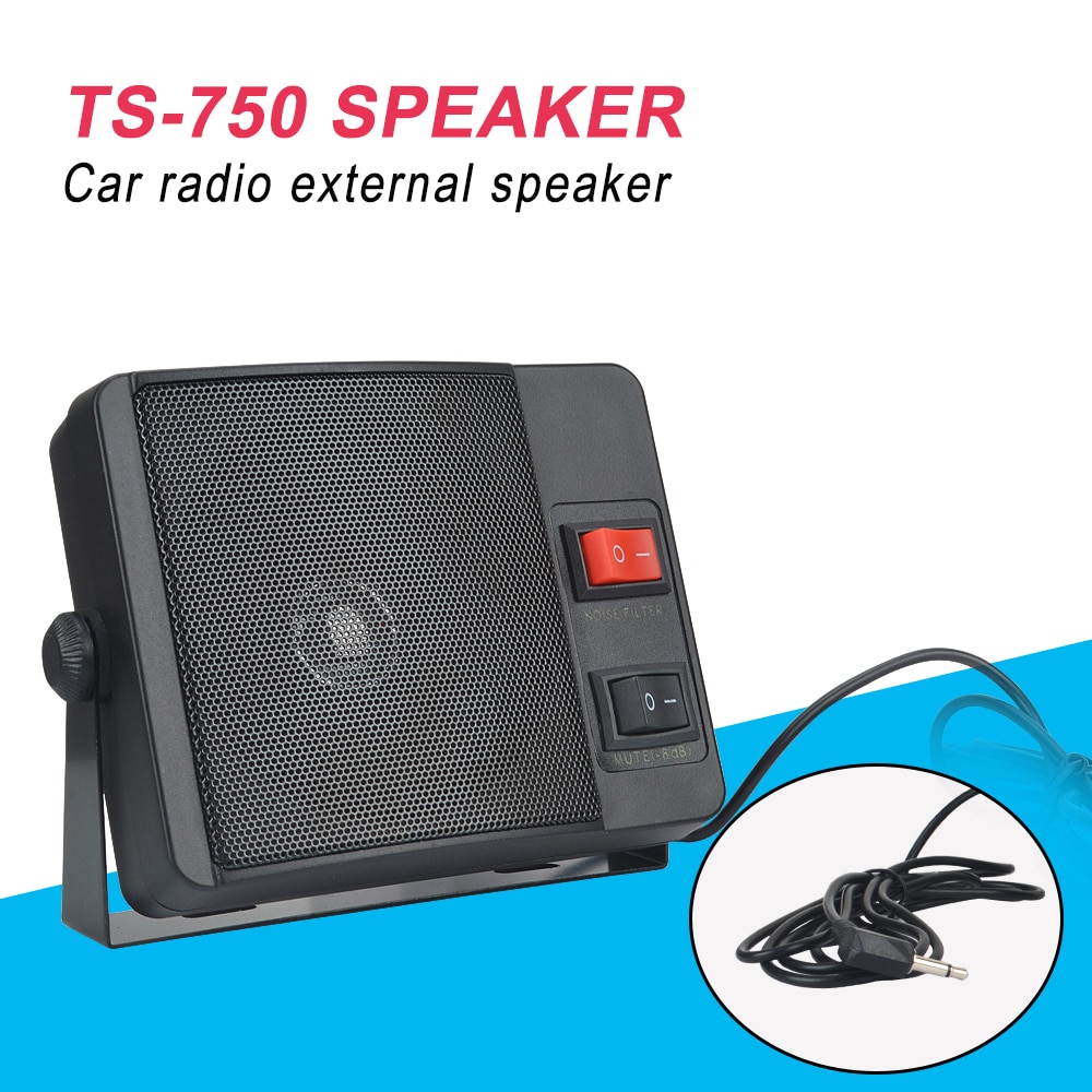 TS-750 Externe Luidspreker Voor Auto Walkie Talkie Cb Radio Ts 750 Externe Luidspreker Voor Mobiele Radio Externe Luidspreker Autoradio