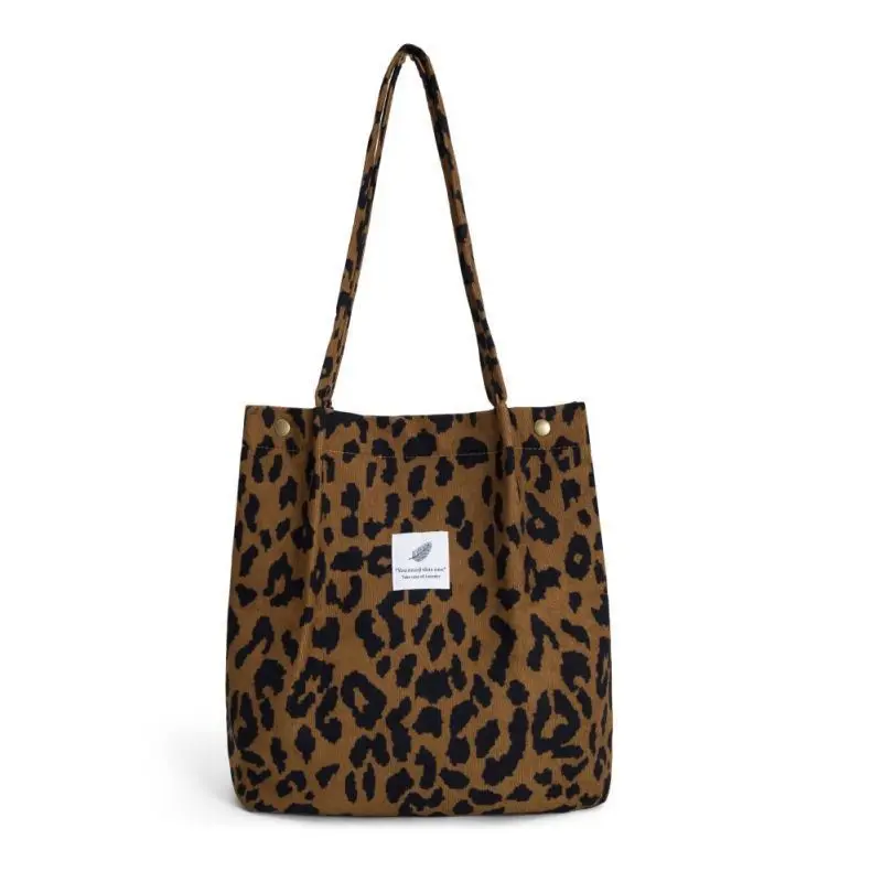 Bolso de hombro de pana Canva, bolso de mano artístico versátil transfronterizo, , portador de campus de estilo coreano: CAMEL