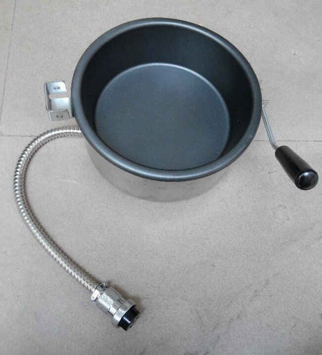 Machine à pop-Corn à Air commerciale à manivelle pour machine à pop-Corn électrique de maïs de 8 onces accessoires professionnels de 8 onces 25mm