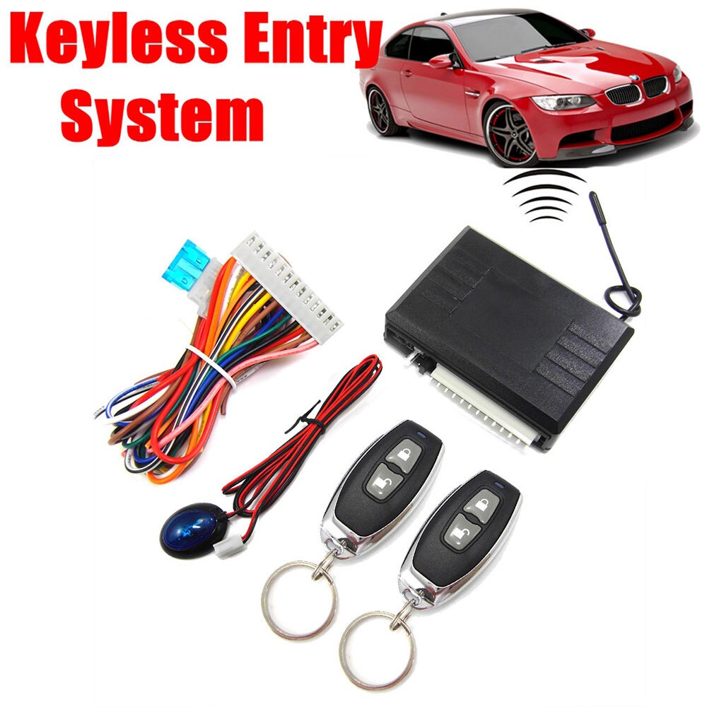 Vehemo 12V Vergrendeling Keyless Entry System Deur Keyless Entry Universele Auto Keyless Entry Systeem Afstandsbediening Auto 'S
