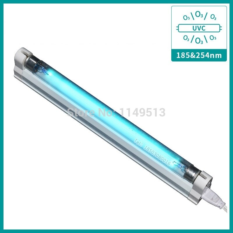 Uv Desinfectie Lamp T5 Uv Kiemdodende Geïntegreerde Buis 4W 6W 8W Huishoudelijke O₃ Mijt Sterilisatie Lamp Uv kiemdodende Buis Lamp