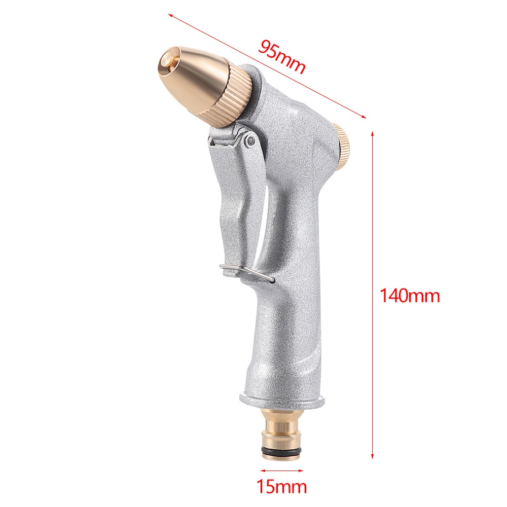 Verstelbare patroon hogedruk waterspuit pistool tuinslang mondstuk multi waterpistool gazon planten water geven huis tuinbenodigdheden