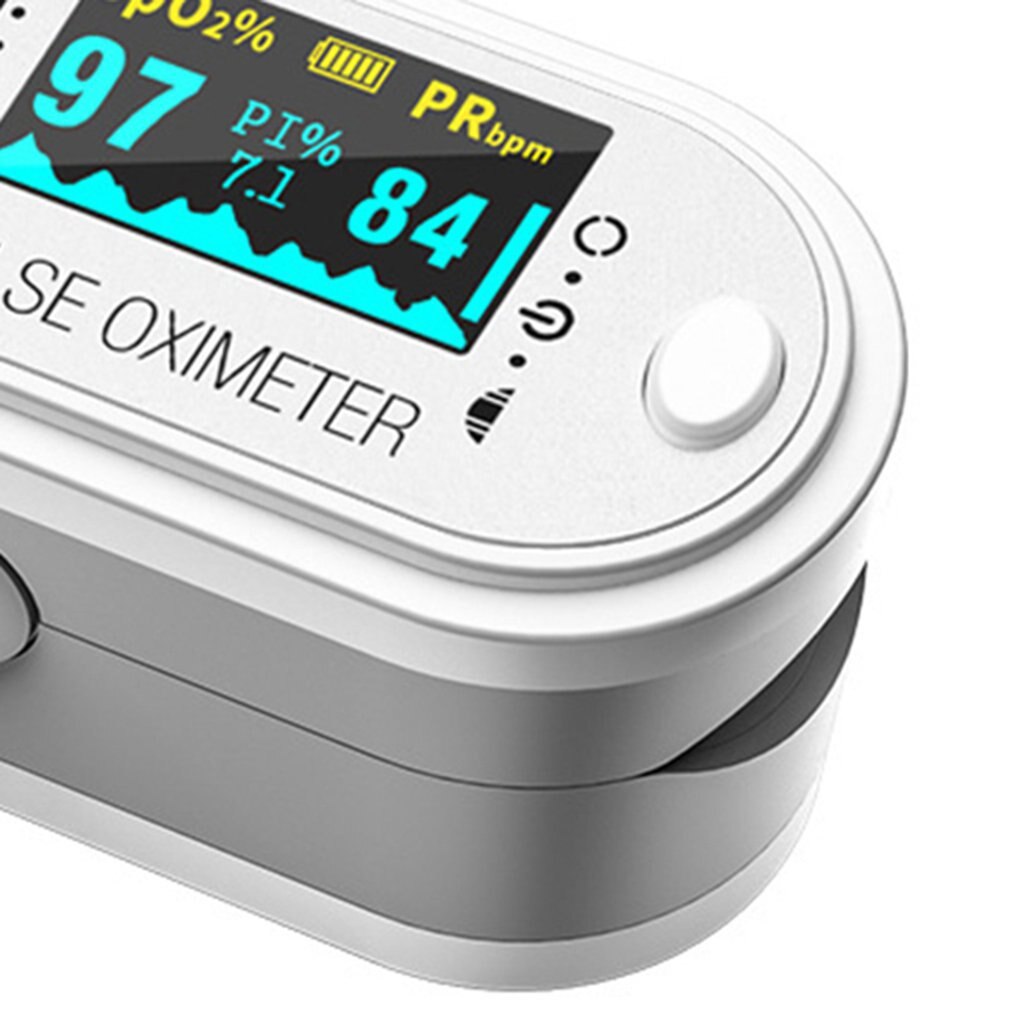 Blood Oxygen Saturation Monitor Finger Pulse Oxygen Heart Rate Meter Portable Finger Clip Pulse Oximeter