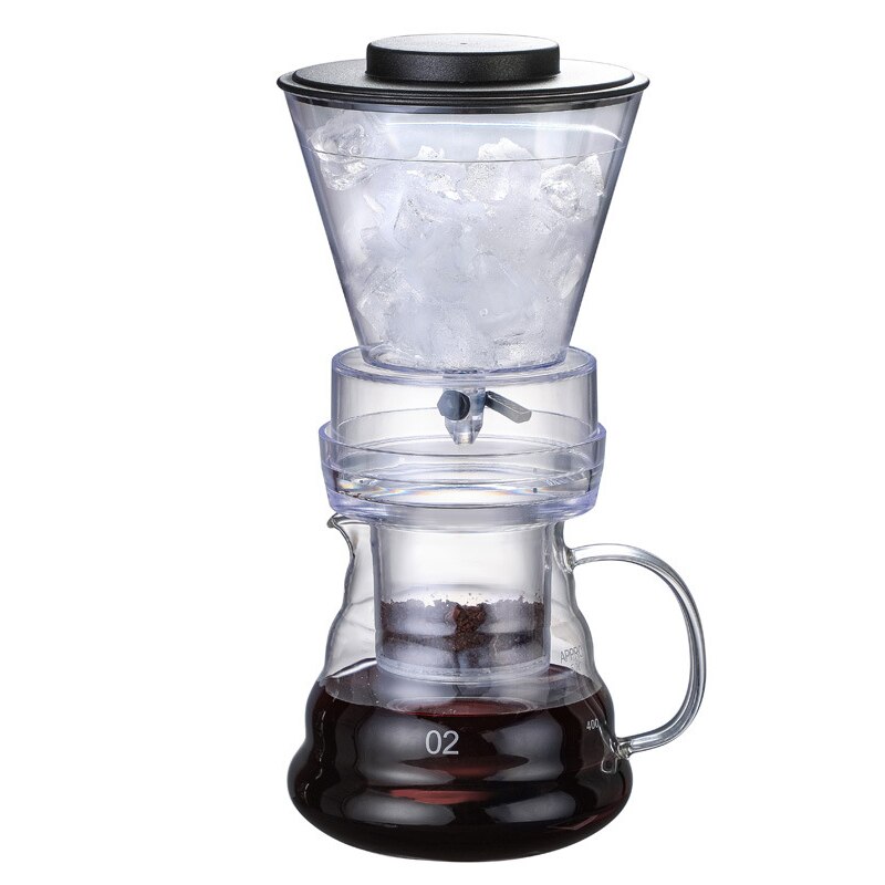 Jään tippuminen kahvinkeitin barista lasi aromikeitin kahvinkeitin suuri suodatin kuppi kylmää hautua kahvinkeitin vesi teetä mokkapannu 500ml: Sarja -1