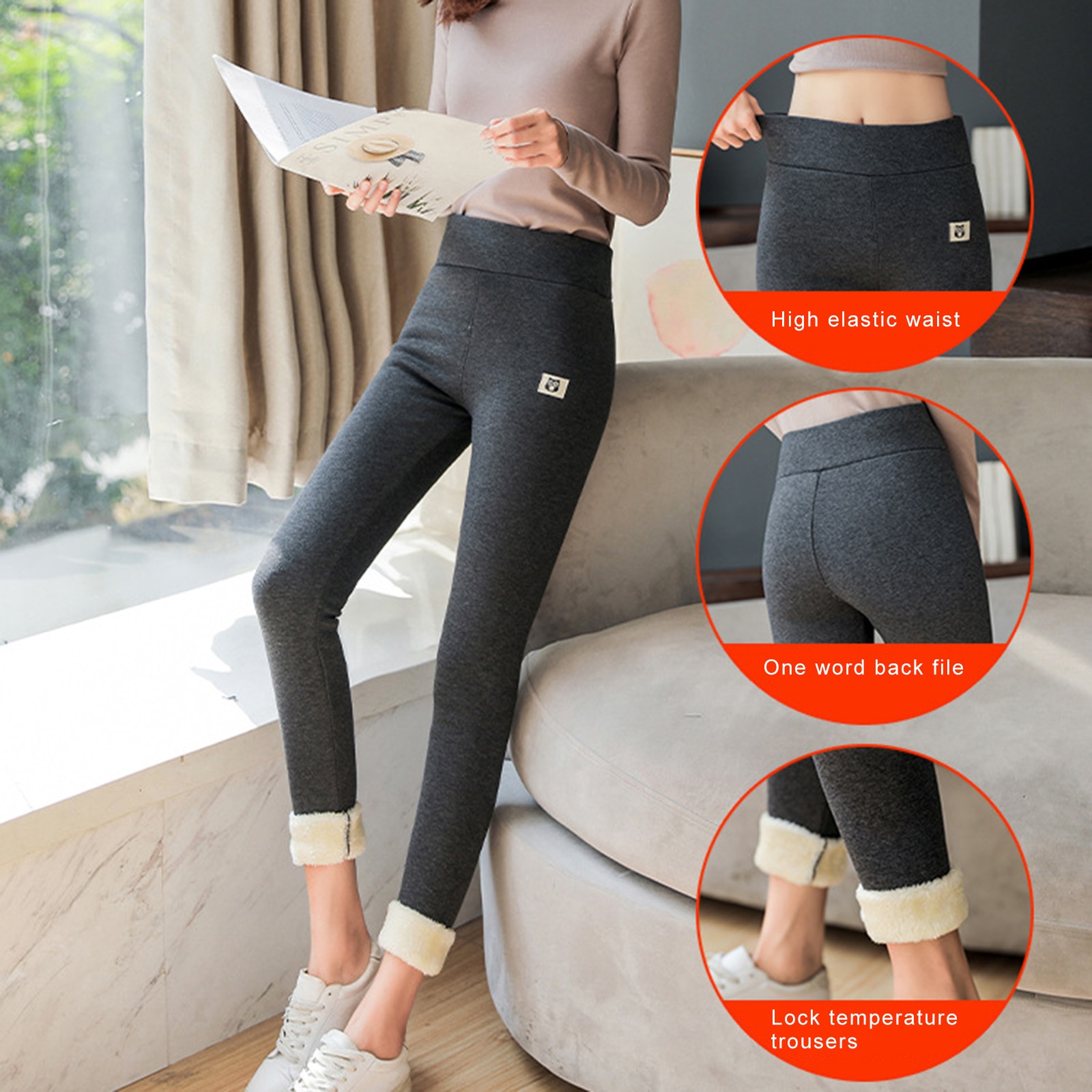 Christmas Idea-Super Thick Cashmere Wool Leggings DO2