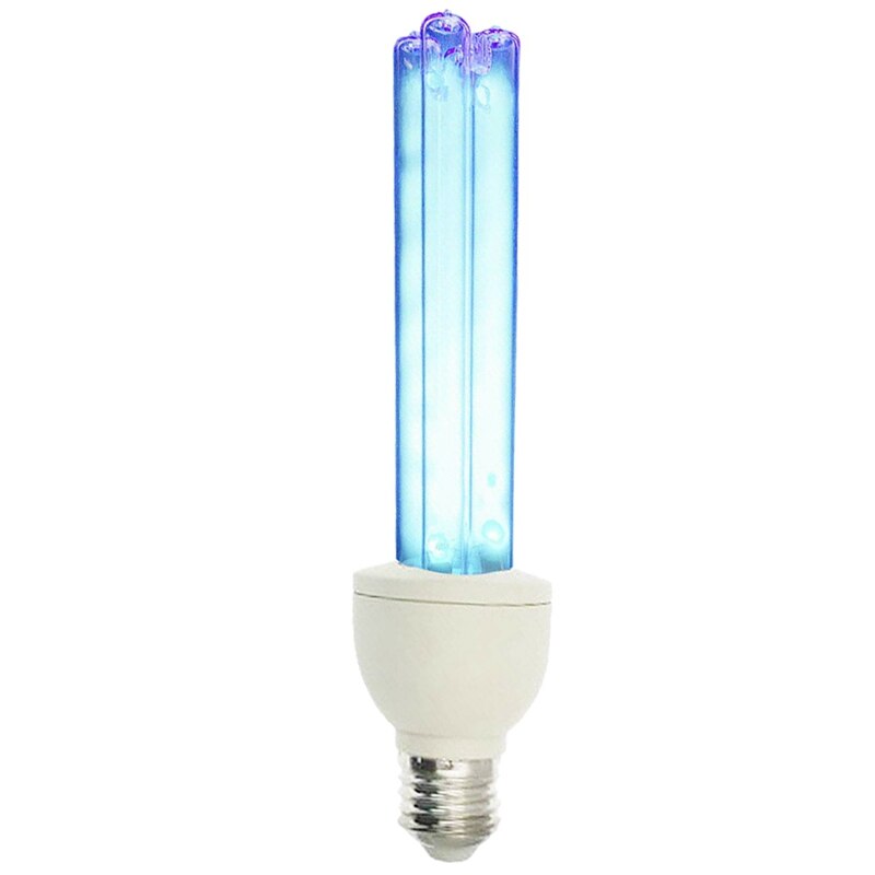 E27 Ultraviolet UV Light Tube Bulb Disinfection Lamp Germicidal Lamp Bulb 15W Ozone UV Lamp 220V