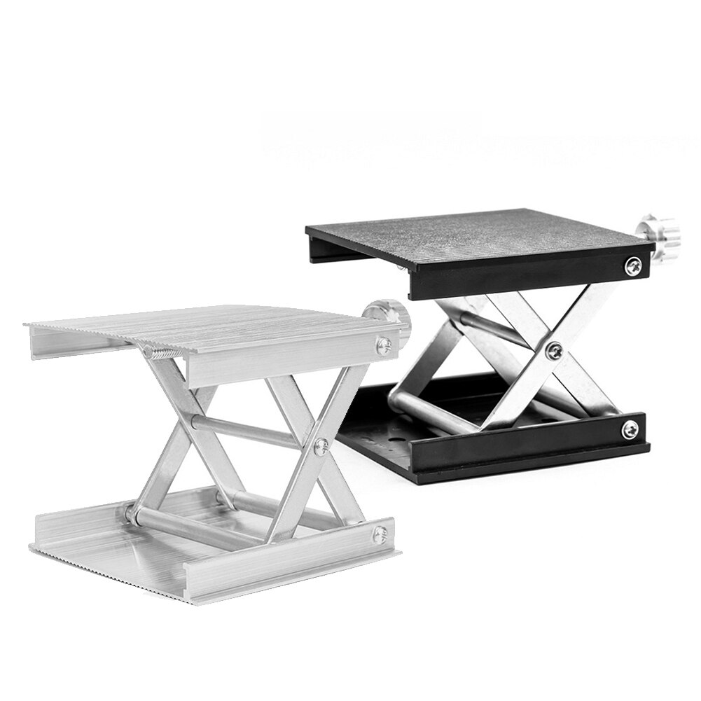 Aluminum Lifter Router Table Milling Lifting Woodworking Engraving Spirit Level Lifting Stand Carpentry Tools for Laboratory