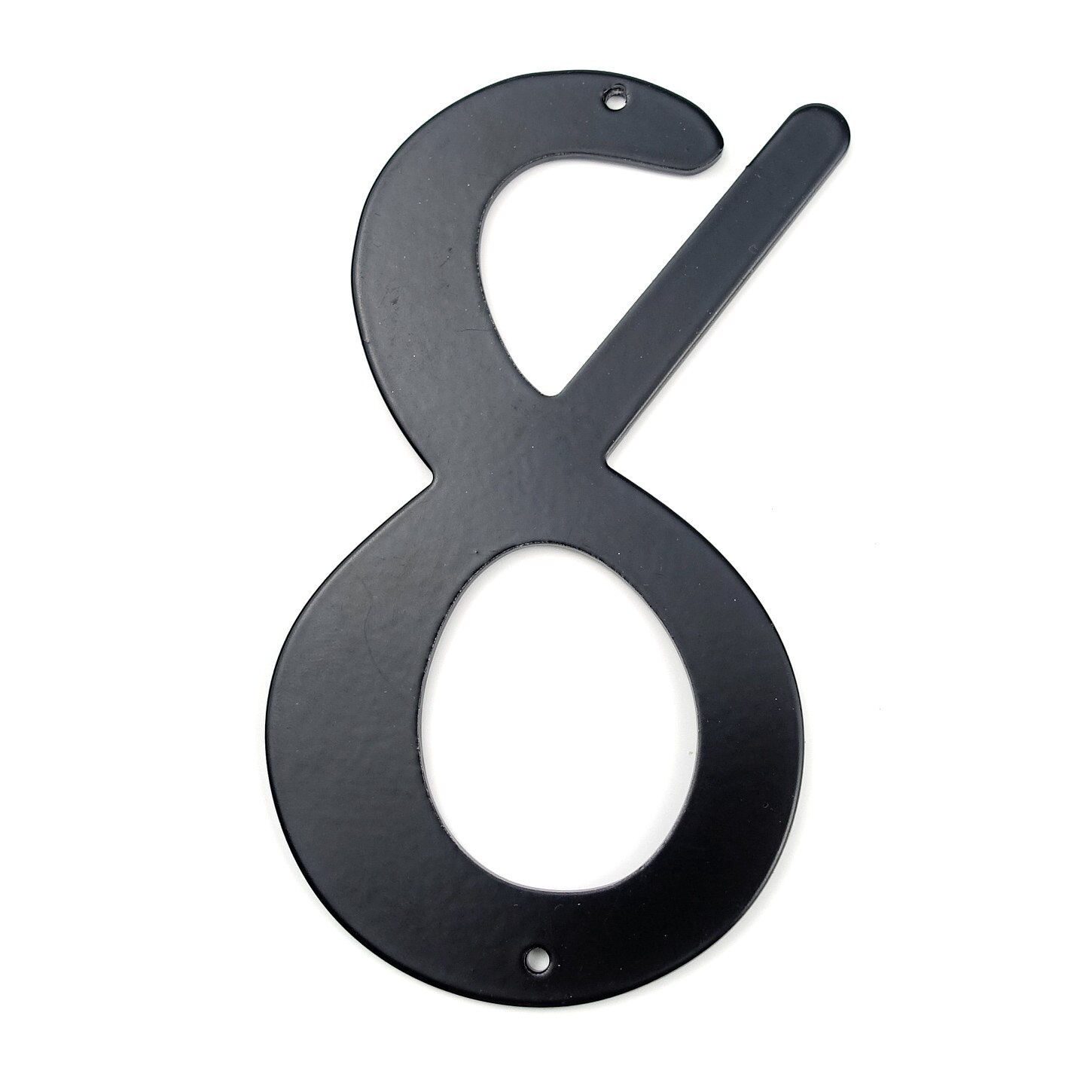 10cm Modern House Number Door Home Address Mailbox Numbers for House Digital Door Outdoor Sign 4 Inch. #0-9 Aliuminum Black: 8