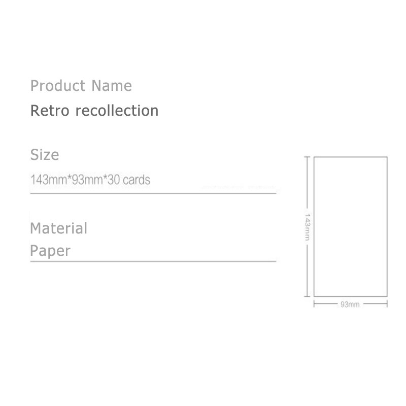 30 Pcs/lot vintage british style postcard year greeting card Party invitation card cardschrismas